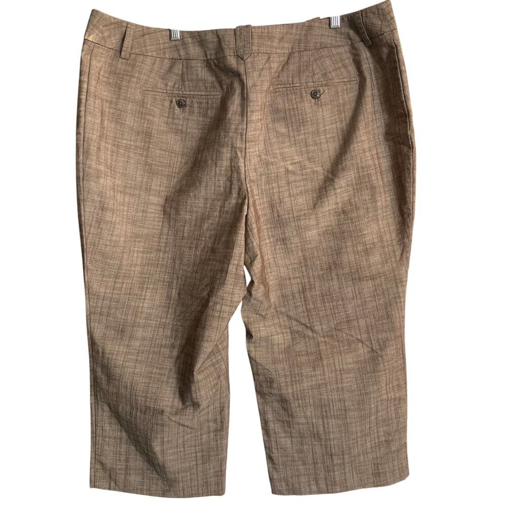 Apt 9 Size 18 Ava Brown Capri Pants - Picture 2 of 5